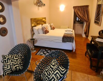 Luxury Suite with Sleeper Couch African — 7th Street Guesthouse